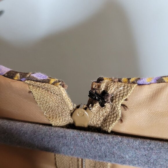 Miss Elliette Vintage Women's Chiffon Floral MIdi Flutter Sleeve V-Neck Dress sz - Picture 7 of 11